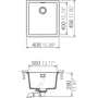 Кухонна мийка SCHOCK GREENWICH N100 S Carbonium-90 (60024590): Форма прямокутна