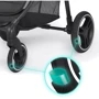 Прогулочная коляска Kinderkraft Grande LX Black (KKWGRANBLK00LX): Ширина шасси 57 см