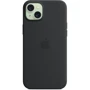 Чехол для iPhone Apple iPhone 15 Plus Silicone Case with MagSafe - Black (MT103ZM/A): Тип чехла накладка на заднюю часть