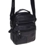 Мужская сумка через плечо Borsa Leather черная (K101b-black): Пол Мужской