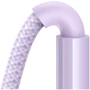 Кабель Baseus USB Cable to USB-C Display 2 Fast Charging Data 100W 1m Purple (P10382701511-00) фото 4