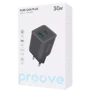 Зарядное устройство Proove Wall Charger USB+USB-C Pure GaN Plus 30W Black (WCPU30111201): Кабель в комплекте отсутствует