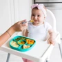 Силіконова тарілка на присоску і ложка bbluv Yümi (B0153-L) фото 5