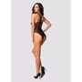 Сексуальный боди с пикантным вырезом Obsessive B118 black S/M/L