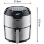 Фритюрница Tefal EY401D15 Easy Fry Deluxe: Тип устройства Аэрофритюрница (мультипечь)