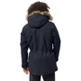 Парку Jack Wolfskin Glacier Canyon Parka 1107673-1010 50 синя зимова з капюшоном та хутром: Довжина рукава Длинный