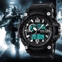 Наручные часы Skmei Disel Black 1289: Тип циферблата Комбинированный (аналого-цифровой)