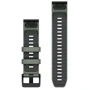 Ремешок Garmin QuickFit 22mm Watch Bands Willow/Graphite Silicone (010-13392-04): Цвет серый