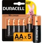 Батарейки Duracell Alkaline Basic AA LR06 MN1500 5 шт (5006188)