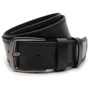 Мужской ремень Borsa Leather черный (V1115GX24-black)