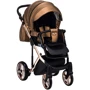 Коляска 2 в 1 Adamex Chantal Star Polar (Pink Gold) шкіра 100% Star 123 (624719): Матеріал коліс поліуретан
