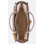 Женская сумка тоут GUESS GINEVRA LOGO ELITE SCITY STCHL бежево-розовая (HWSB8675060-BHG): Тип ручки Со съемным ремнем, С двумя ручками, Плечевой ремень, Короткая ручка