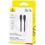 Кабель Baseus Cable USB-C to Lightning Silky Series 20W 1m Black (P10377700113-00) фото 6