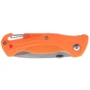 Нож Ganzo G611 orange: Система открывания одной рукой есть