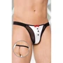 Мужские трусы SoftLine Thong 4433, S-L (black/white)