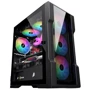 Корпус 1stPlayer T3-G-4F1-BK Black