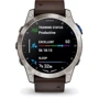 Смарт-часы Garmin D2 Mach 1 Aviator Smartwatch with Oxford Brown Leather Band (010-02582-55): Цвет ремешка коричневый
