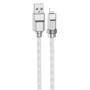 Кабель Hoco USB Cable to Lightning U113 Solid 2.4A 1m Silver
