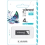 USB-флешка Wibrand 4GB Stingray USB 2.0 Grey (WI2.0/ST4U5G): Стандарт USB USB 2.0