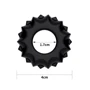 Ерекційне кільце LoveToy POWER PLUS Cockring, Black