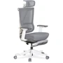 Крісло Mealux S6 Air Fabric Grey White (HF-S6 F/GW)