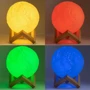 Ночник 3D Луна на подставке 11см UFT Moon light с аккумулятором 3D UFT Moon Light 11 см фото 6