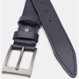 Чоловічий ремінь Borsa Leather синій (V1115FX13-navy): Стать Мужской