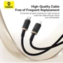 Кабель Baseus Cable USB-C to Lightning Dura Series 20W 2m Black/Gold (P10377800U01-02): Длина 2 м