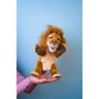 Мягкая игрушка Hansa Лев, серия Puppet: Размер, см 28