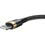 Кабель Baseus USB Cable to Lightning 2.4A 1m Gold/Black (CALKLF-BV1): Тип USB Cable - Lightning