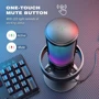 Мікрофон Fifine A8 Black RGB: Тип звуку Моно