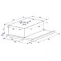 Витяжка Minola HTL 6172 I/BL Glass 650 LED: Тип монтажу Вбудований