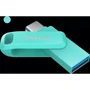 USB-флешка SanDisk 256GB Ultra Dual Drive Go USB 3.1/Type-C Green (SDDDC3-256G-G46G): Объем памяти 256 GB