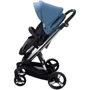 Универсальная коляска 2 в 1 Bair Electra B-touch system BE-03 blue (голубой): Ширина шасси 62 см