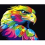 Картина по номерам Brushme Радужный орел GX26195