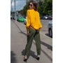 Блуза FLFashion Нимфа ХБН 3192 42-44 желтая с длинным рукавом: Сезон Демисезон
