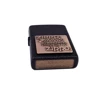 Зажигалка Zippo BRASS EMBLEM BLACK CRACKLE (362) фото 6