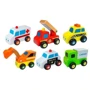 Набір іграшкових машинок Viga Toys Спецтранспорт 6 шт (59621)