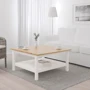 Журнальный стол ІКЕА HEMNES 90х90 см светло-коричневый (304.134.95): Тип журнальный