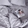 Комплект постельного белья Tiare 80 сатин Stripe евро (80 Stripe_ev): Размер простыни, см 220x240