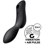 Вакуумный стимулятор с вибрацией Satisfyer Curvy Trinity 2 Black