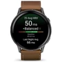 Смарт-часы Garmin Venu 4 45mm Slate with Black Silicone Band and Brown Leather Band (010-03014-03)