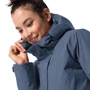 Пуховик Jack Wolfskin Cold Bay Jacket W 1113691-1380 46 синий зимний с капюшоном: Вид Пуховики