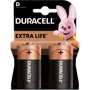Батарейки Duracell Basic D алкалиновые 1.5V LR20 2шт. (5000394052512) фото 1