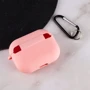 TPU Silicone Case with Carabiner Pink for Apple AirPods Pro 2/Pro фото 3