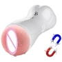 Мастурбатор FOXSHOW Vibrating and Flashing Masturbation Cup White (BS6300038)