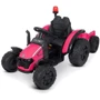 Детский электромобиль Bambi Racer трактор с прицепом, розовый (M 4573EBLR-8)