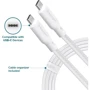 Кабель Spigen Cable USB-C to USB-C DuraSync 60W 1.5m White (000CA25703) фото 4