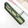 Чехол для iPhone Mobile Case Metal Buttons with MagSafe HQ Ring Green for iPhone 16 Pro: Тип аксессуара чехол
