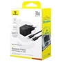 Зарядное устройство Baseus USB-C Wall Charger Palm 1C 30W with USB-C Cable Black (P10111605113-01) фото 14